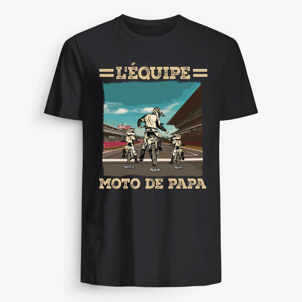 Moteur Punch Papa - Tshirt personnalisé pour Papa