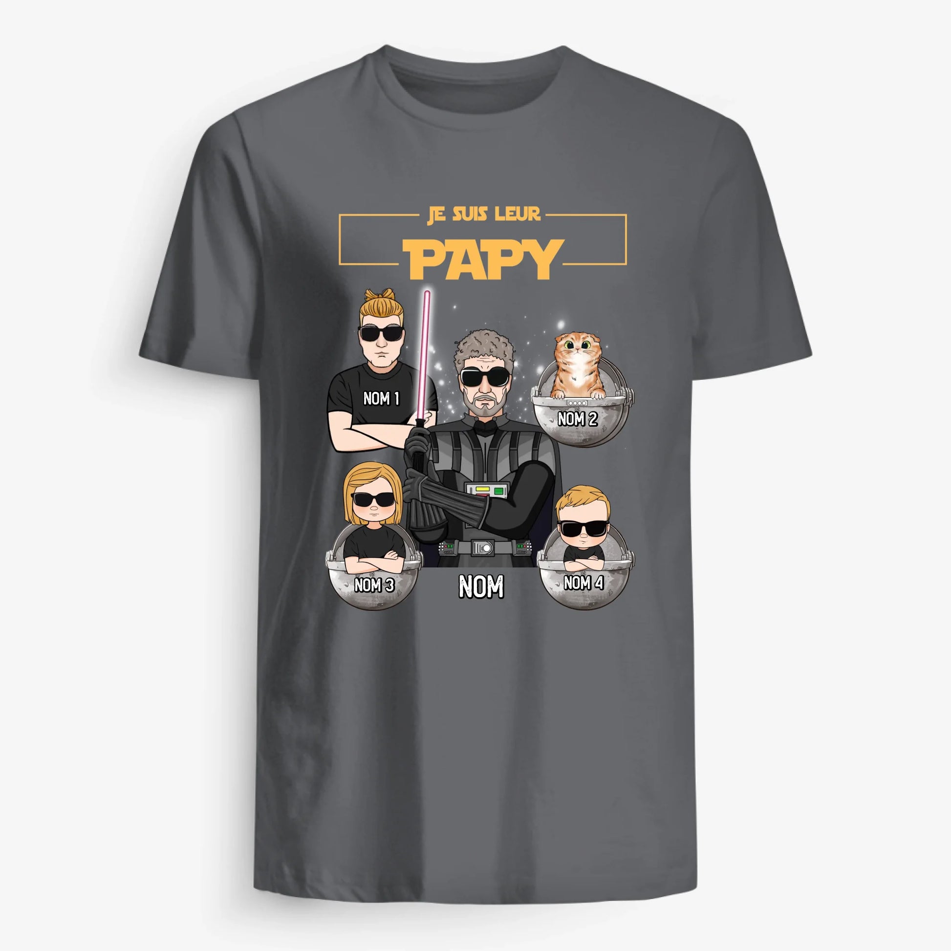 UNISEX T-SHIRT Front Dark