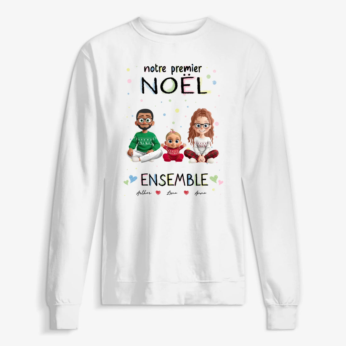 UNISEX SWEATSHIRT Front Light