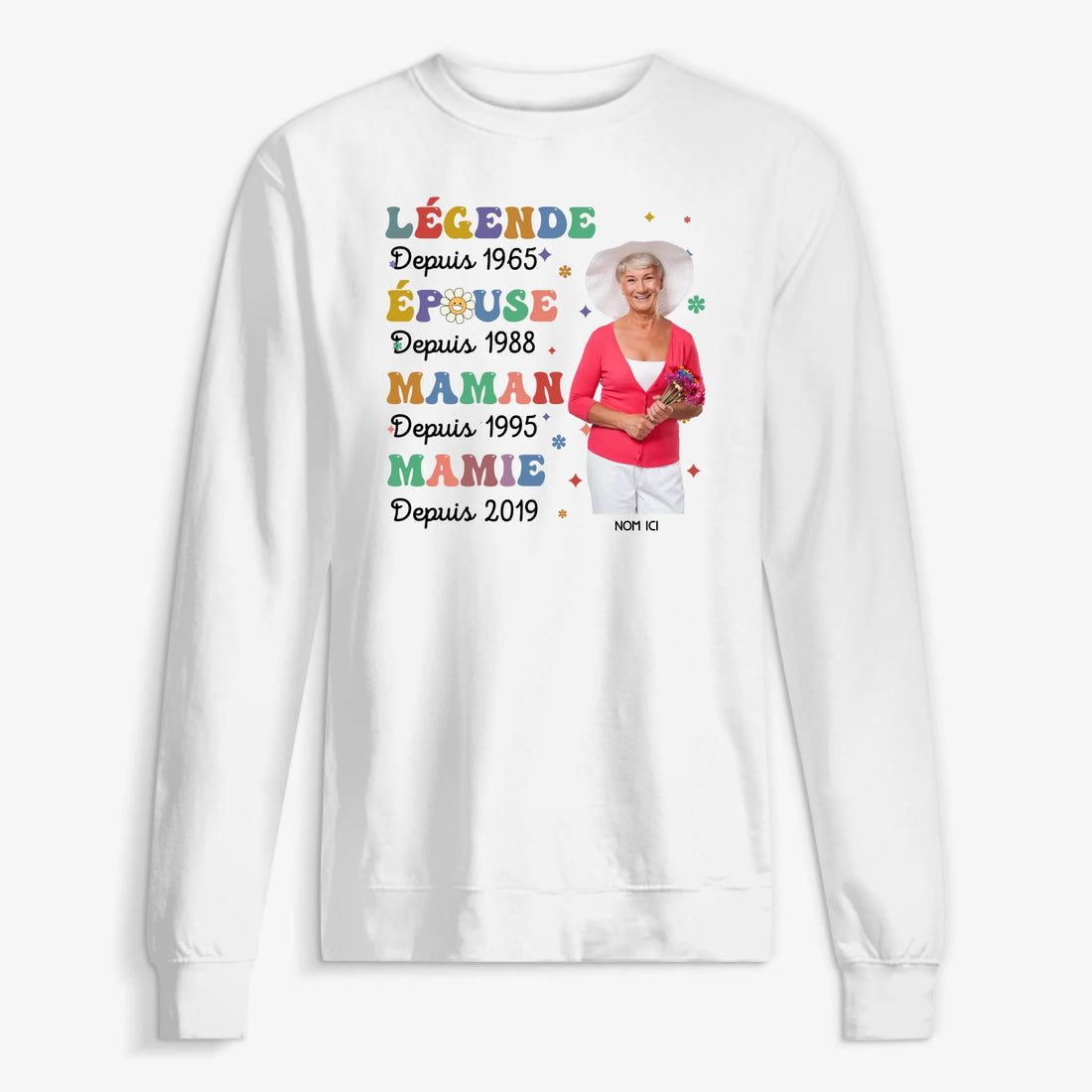UNISEX SWEATSHIRT Front Light
