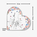 Heart Acrylic Plaque Size