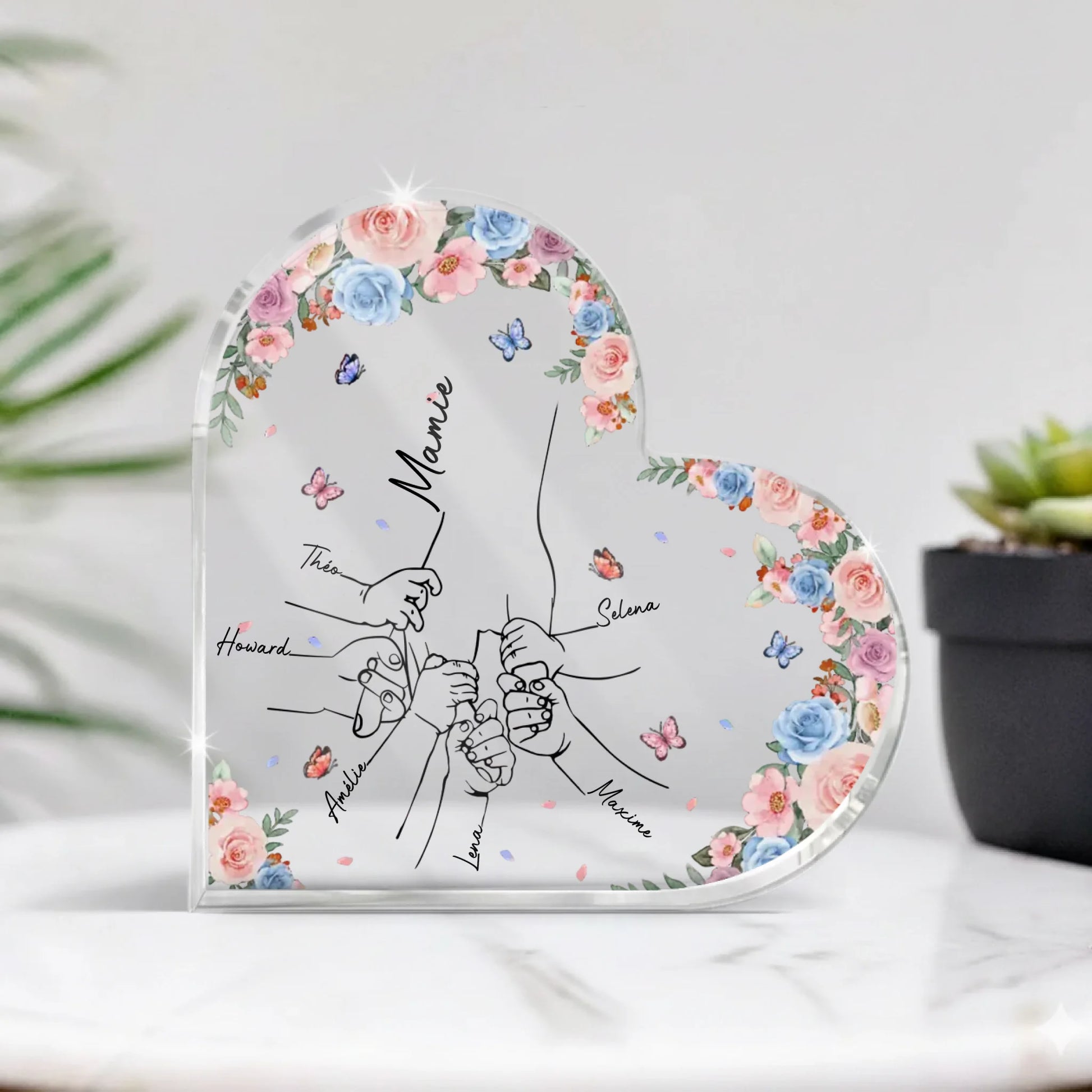 Heart Acrylic Plaque B