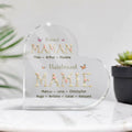 Heart Acrylic Plaque B