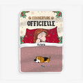 Fleece blanket Viền trắng