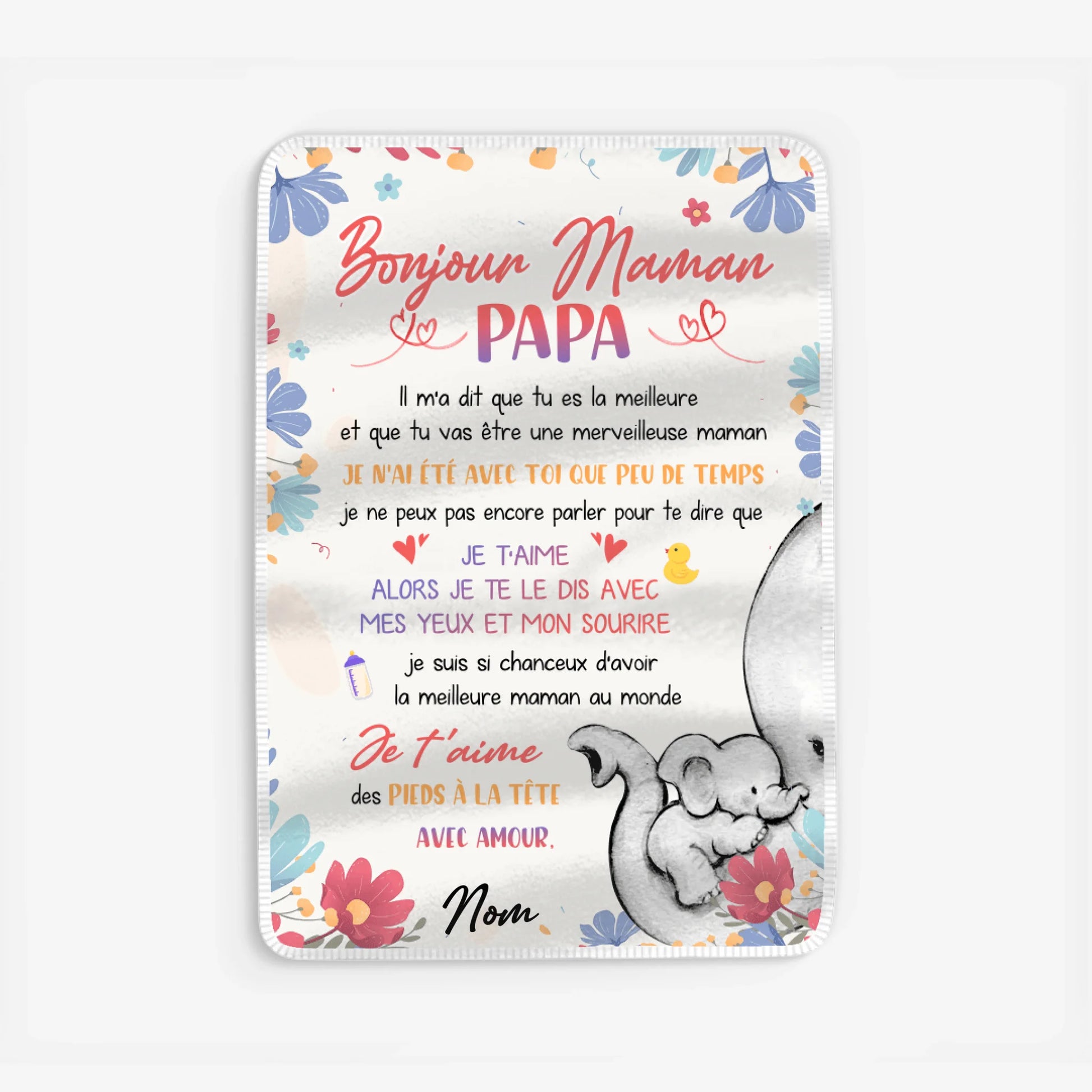 Fleece blanket Viền trắng