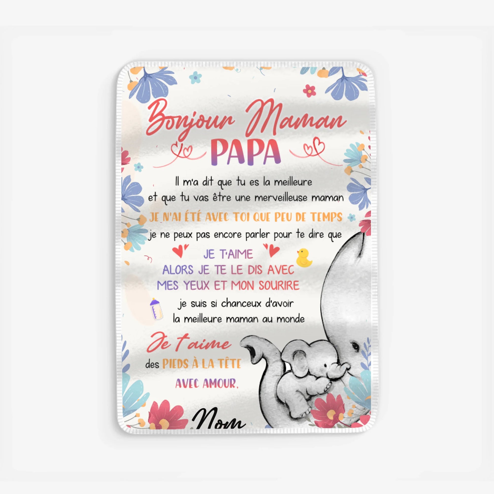 Fleece blanket Viền trắng