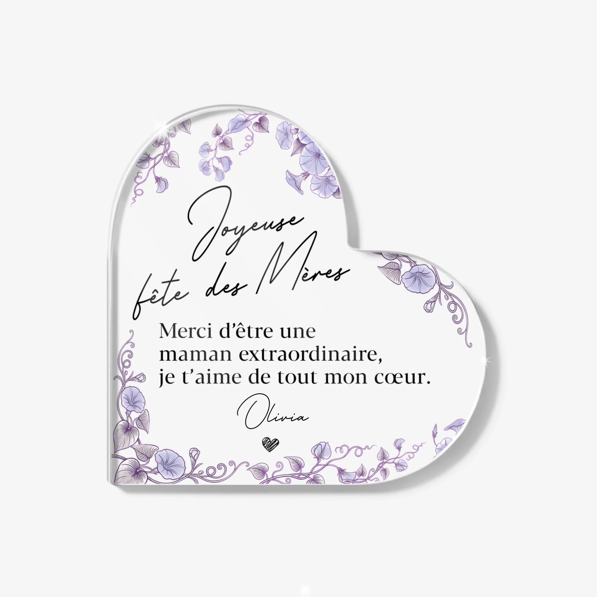 Heart Acrylic Plaque 2
