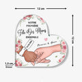Heart Acrylic Plaque Size