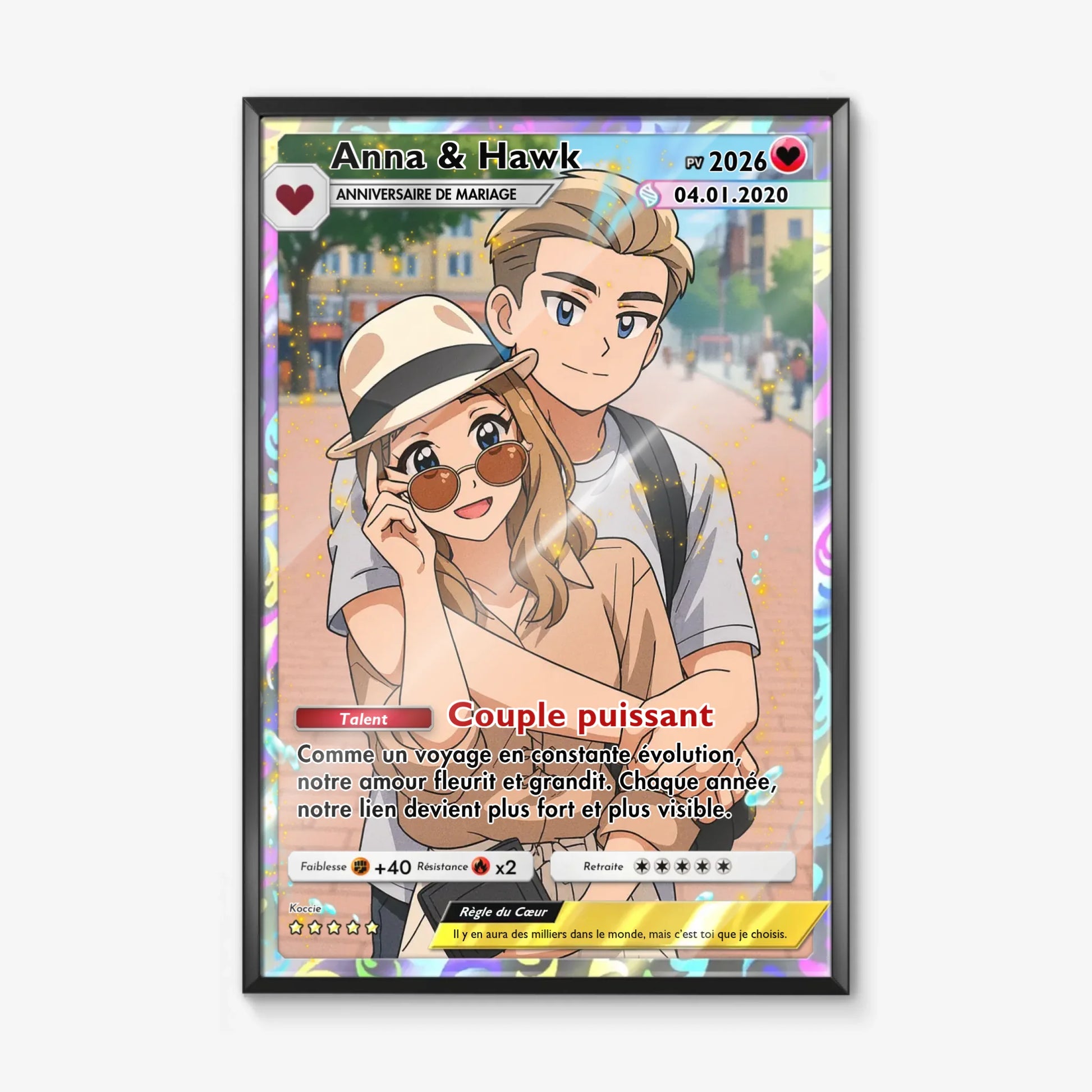 Metal Frame Poster 30x45