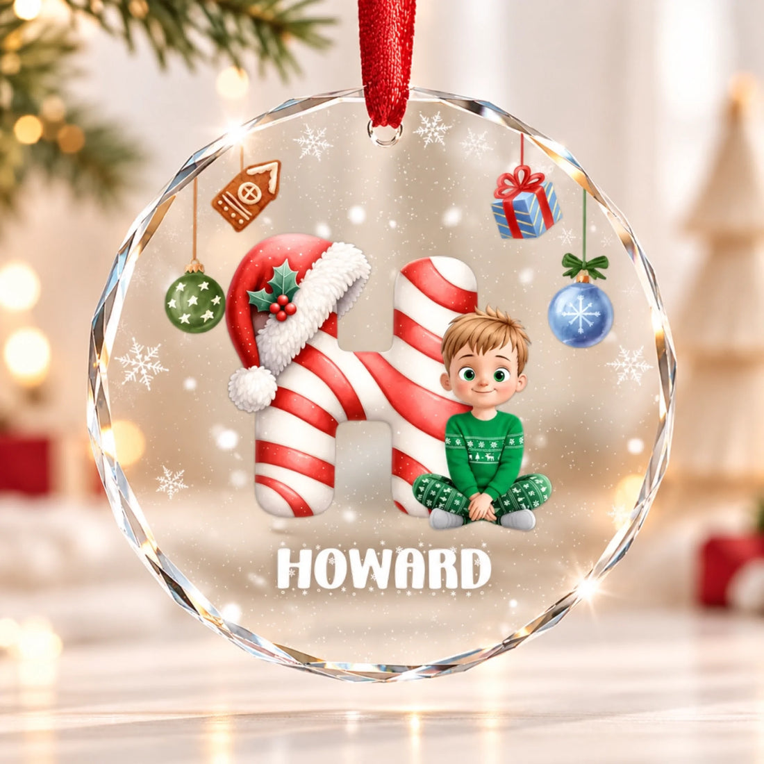 Howard’s Festive Snow Globe Ornament