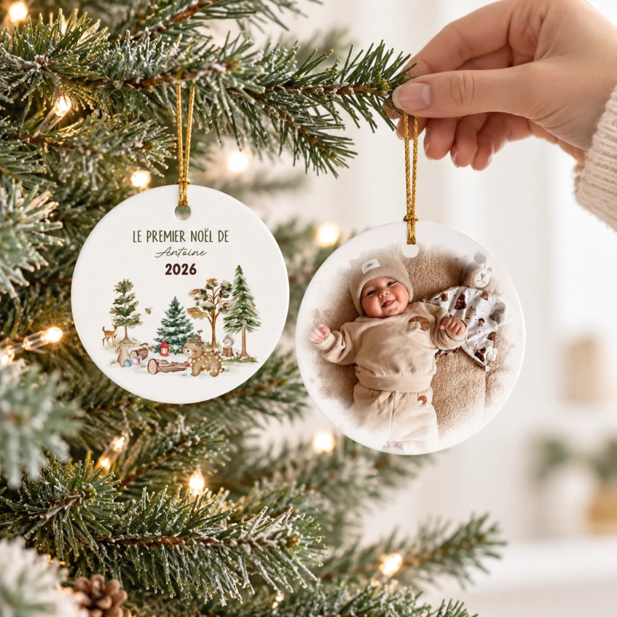 Personalized Baby’s First Christmas Ornaments