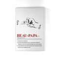 beau papa lien paternel sans lien de sang personnalisable toile pour papa
