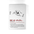 beau papa lien paternel sans lien de sang personnalisable toile pour papa