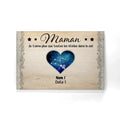 nous taimons plus que toutes les etoiles dans le ciel personnalisable canvas pour maman