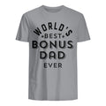 t shirt for dad world best bonus dad