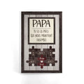 toile personnalisee pour papa cadeau personnalise pour papa papy papa tu es la piece qui nous maintient ensemble